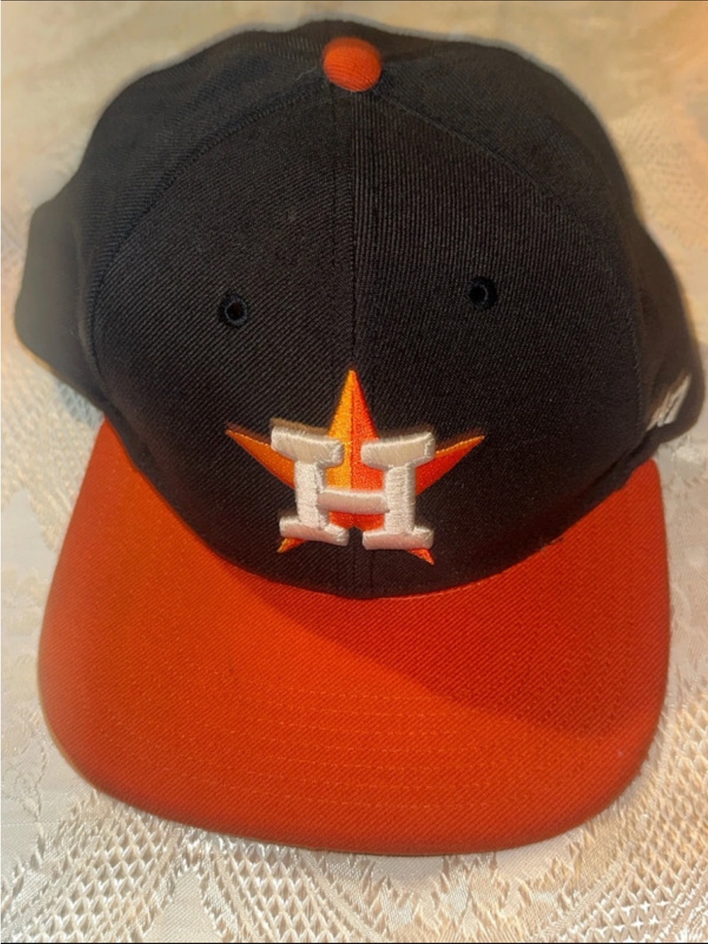 Houston Astros Black and Orange Adjustable Hat